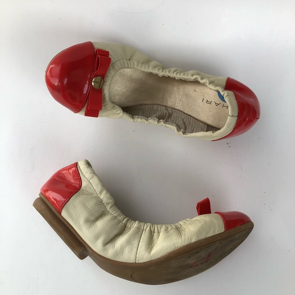 tahari Gibson cream&Orange ballerina Flats SZ6.5” - Picture 7 of 8